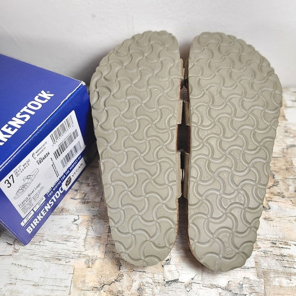 Birkenstock Franca Vegan Textile Faded Khaki size 37 Regular/Wide - Picture 5 of 5